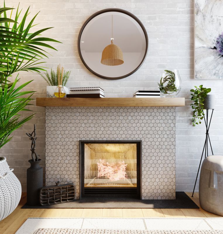 Fireplace Surround Tile Installation